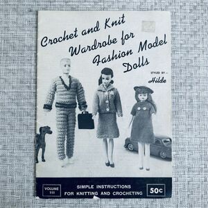 Vintage 1965 Hilde Crochet And Knit Wardrobe For Fashion Model Barbie Dolls